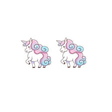Boucles d'Oreilles Licorne<br> Pastel - Une Licorne
