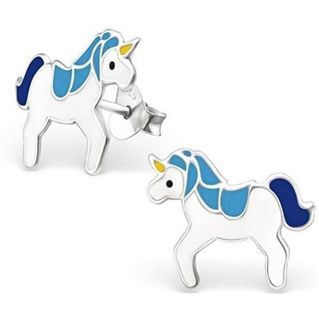 Boucles d'Oreilles Licorne<br> Petite Fille - Une Licorne