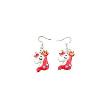Boucles d'Oreilles Licorne<br> Princesse - Une Licorne