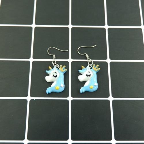 Boucles d'Oreilles Licorne<br> Princesse - Une Licorne