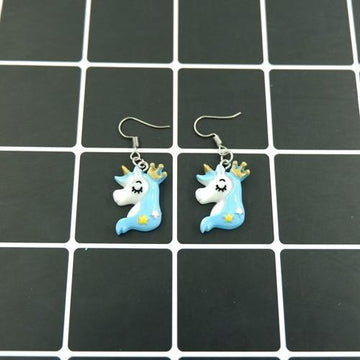 Boucles d'Oreilles Licorne<br> Princesse - Une Licorne