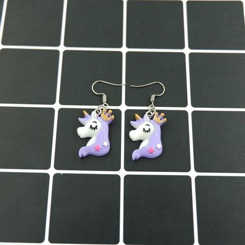 Boucles d'Oreilles Licorne<br> Princesse - Une Licorne