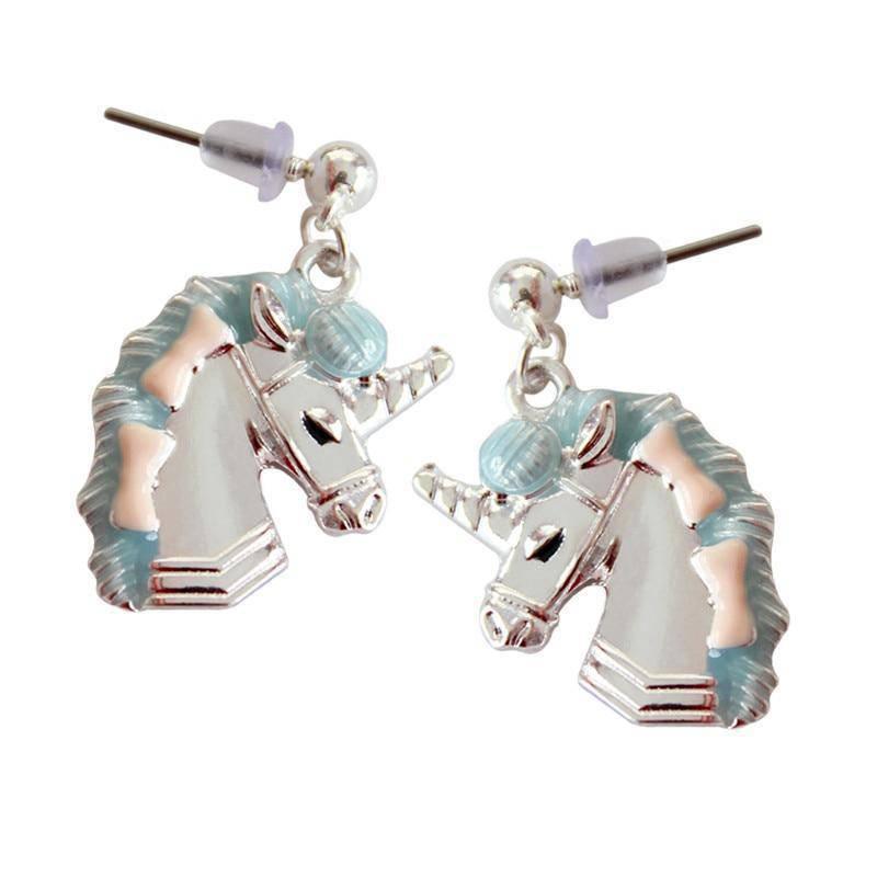 Boucles d'Oreilles Licorne<br> Titane - Une Licorne