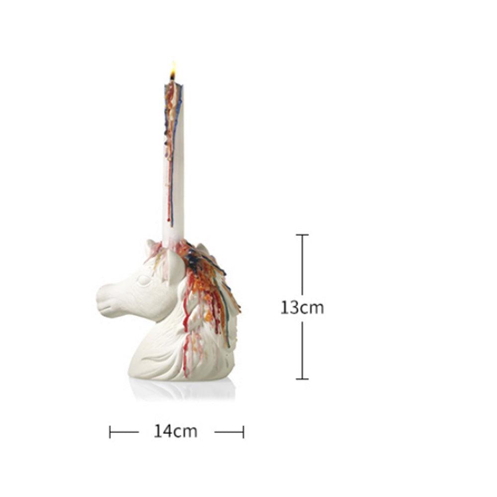 Bougie avec une licorne - Licorne