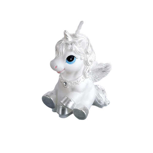 Bougie my jolie candle licorne blanche