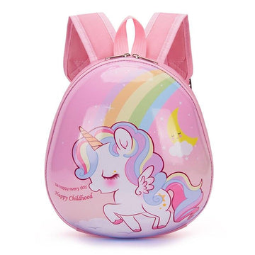 Boys Girls Unicorn Lovely Princess Backpacks 2022 New Cartoon Children Eggshell School Bags In Kindergarten Kids Snacks Bag Gift - Licorne