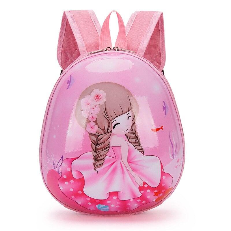 Boys Girls Unicorn Lovely Princess Backpacks 2022 New Cartoon Children Eggshell School Bags In Kindergarten Kids Snacks Bag Gift - Licorne