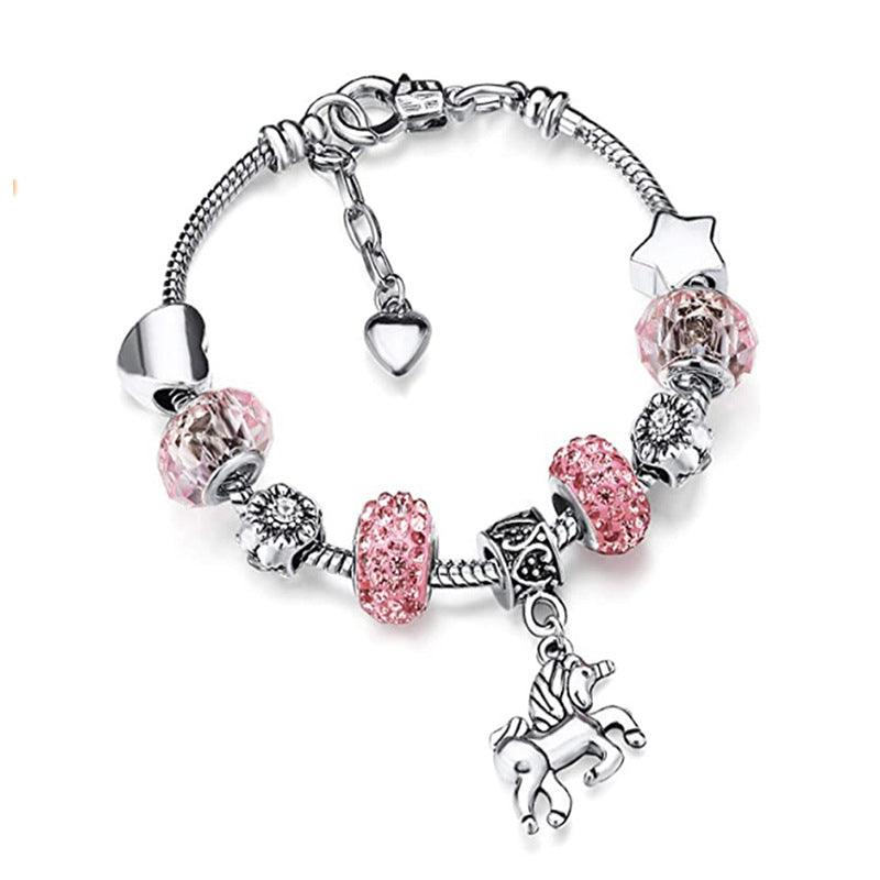 Bracelet Licorne avec des Pierres - Licorne