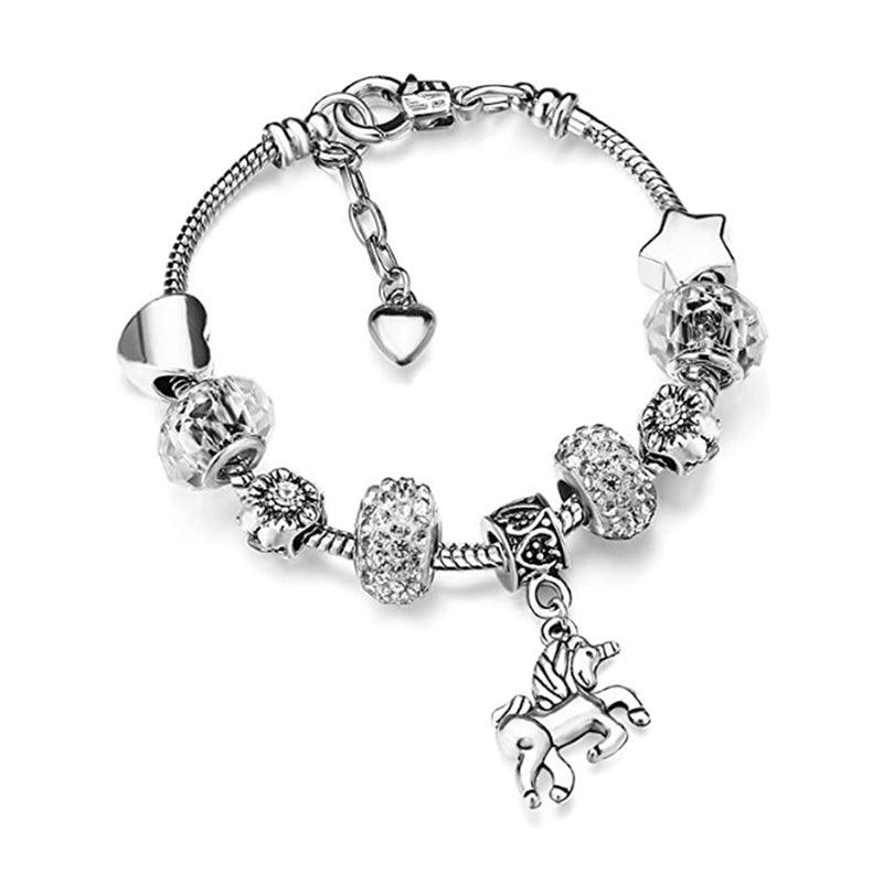 Bracelet Licorne avec des Pierres - Licorne
