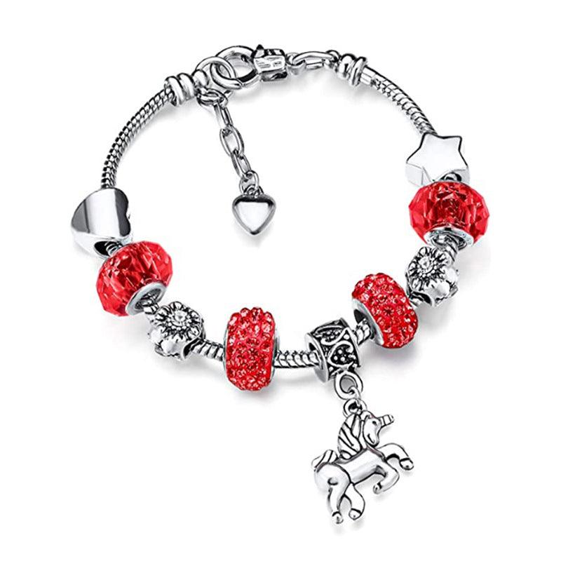 Bracelet Licorne avec des Pierres - Licorne