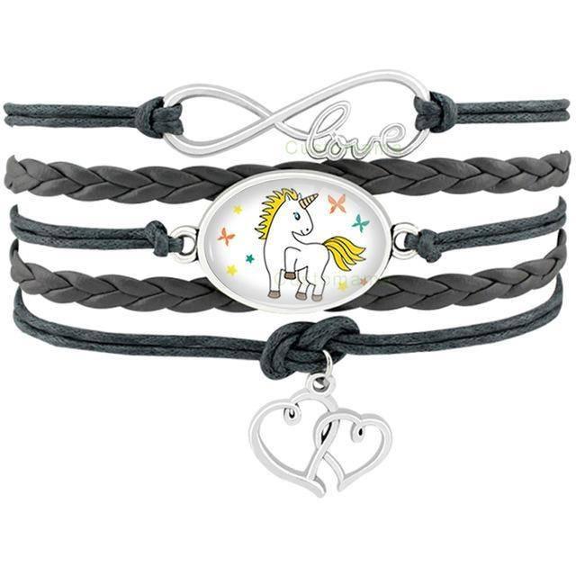 Bracelet Licorne Cuir - Une Licorne
