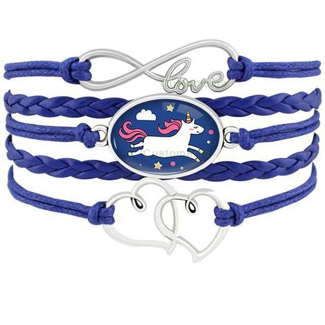 Bracelet Licorne Cuir - Une Licorne