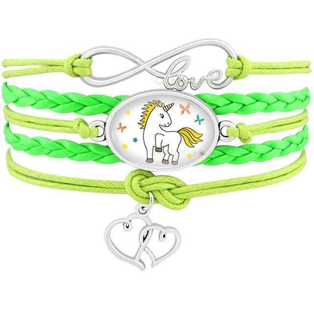 Bracelet Licorne Cuir - Une Licorne