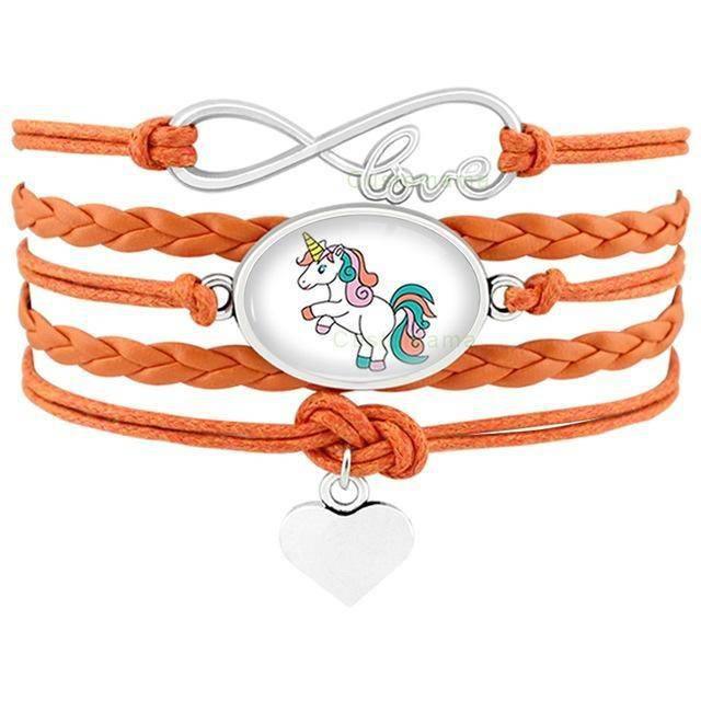 Bracelet Licorne Cuir - Une Licorne