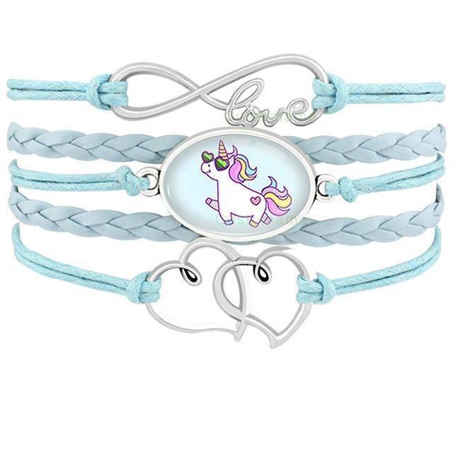 Bracelet Licorne Cuir - Une Licorne