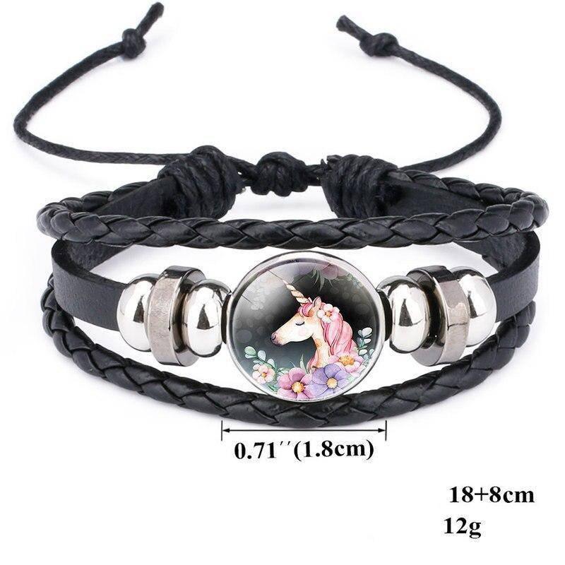 Bracelet Licorne Enfant Tressé - Une Licorne