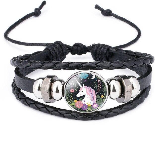 Bracelet Licorne Enfant Tressé - Une Licorne