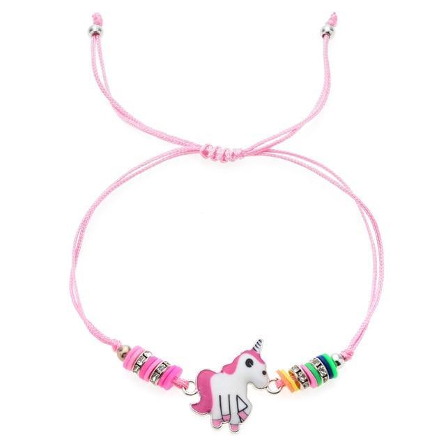 Bracelet Licorne Rose Femme - Une Licorne