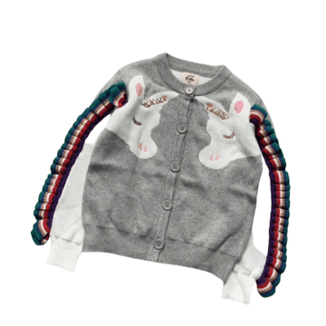 Cardigan Licorne Manches 3D - Une Licorne