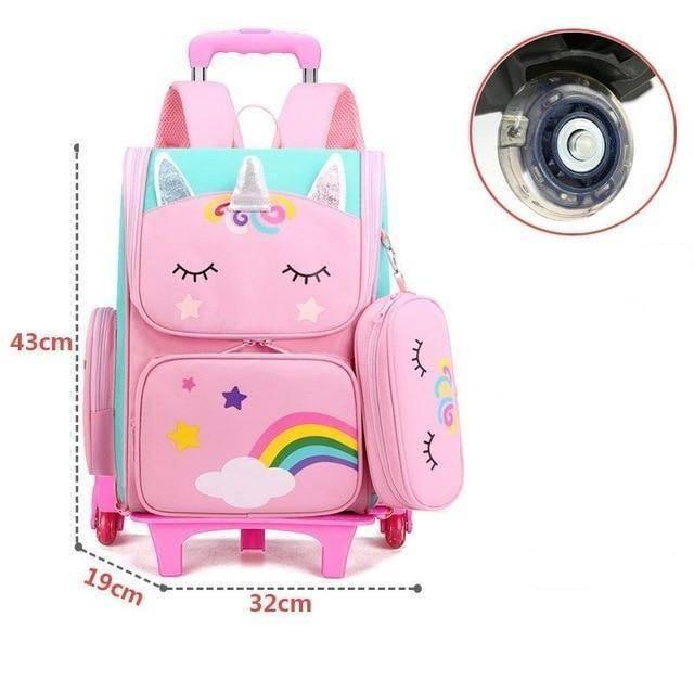 Cartable Licorne Roulette - Une Licorne