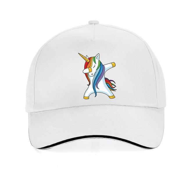 Casquette Licorne Adulte Blanc