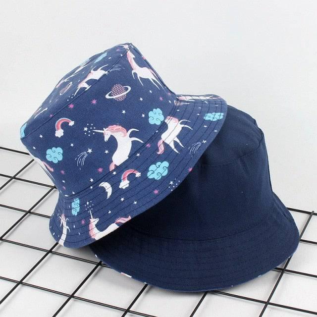 Chapeau d'Eté Licorne Double Face - Licorne