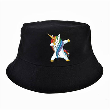 Chapeau d'Eté Motif Licorne Qui Dab - Licorne