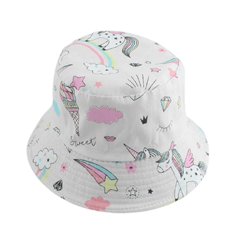Chapeau Protection Solaire Licorne Pour Enfant - Licorne