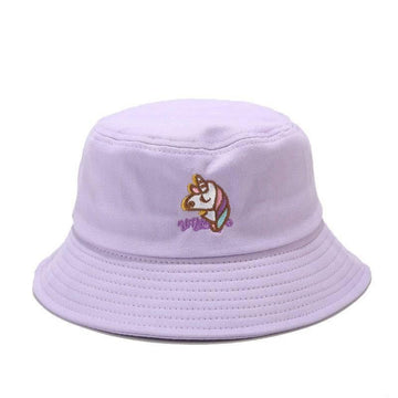 Chapeau Uni Avec Motif Tête de Licorne - Licorne
