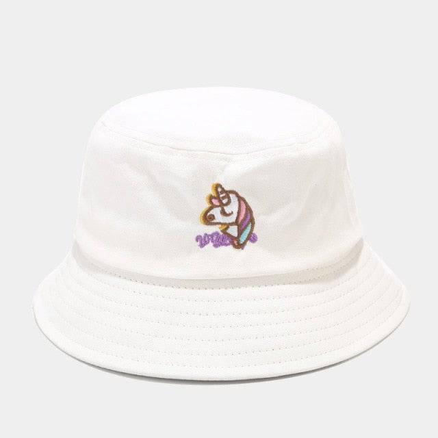 Chapeau Uni Avec Motif Tête de Licorne - Licorne
