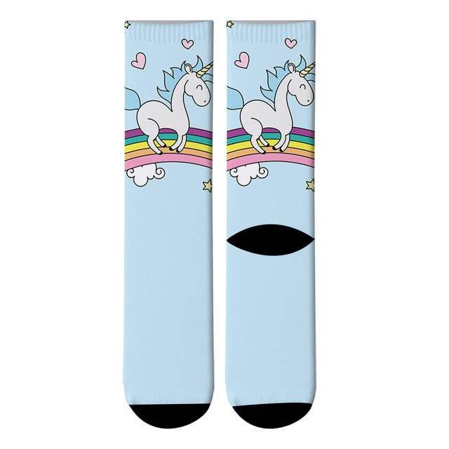 Chaussettes Licorne Bleues - Une Licorne