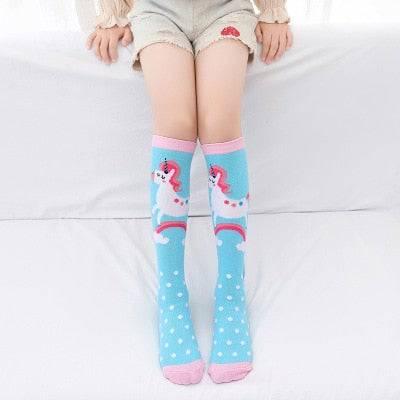 Chaussettes Licorne Hautes Filles - Licorne