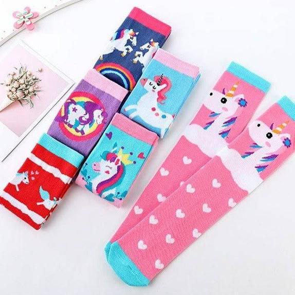 Chaussettes Licorne Hautes Filles - Licorne
