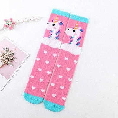 Chaussettes Licorne Hautes Filles - Licorne