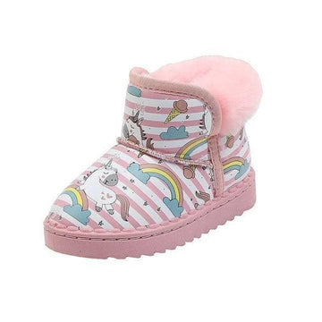 Chaussons boots licorne