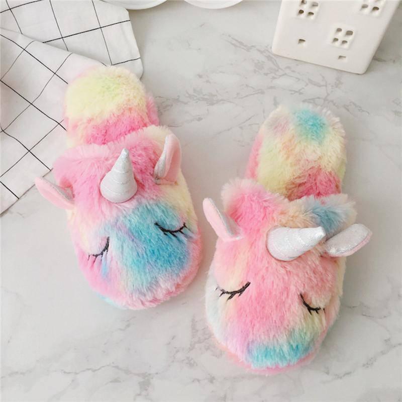 Chaussons Licorne Arc-en-ciel - Une Licorne