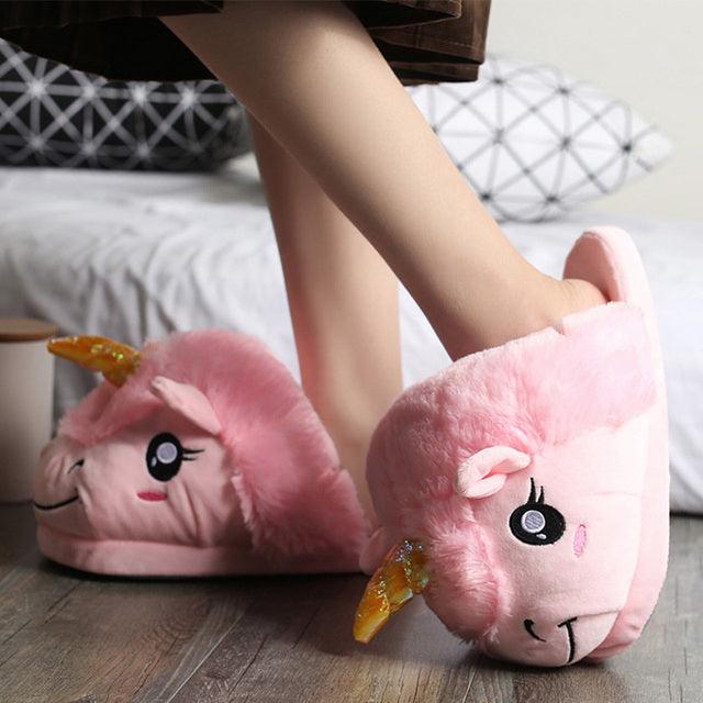 Chaussons Licorne Enfants & Adultes - Licorne