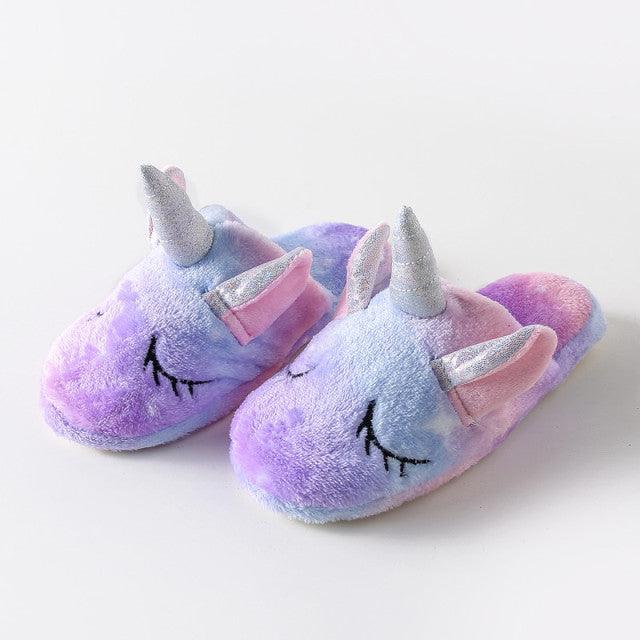 Chaussons Licorne Violet - Licorne