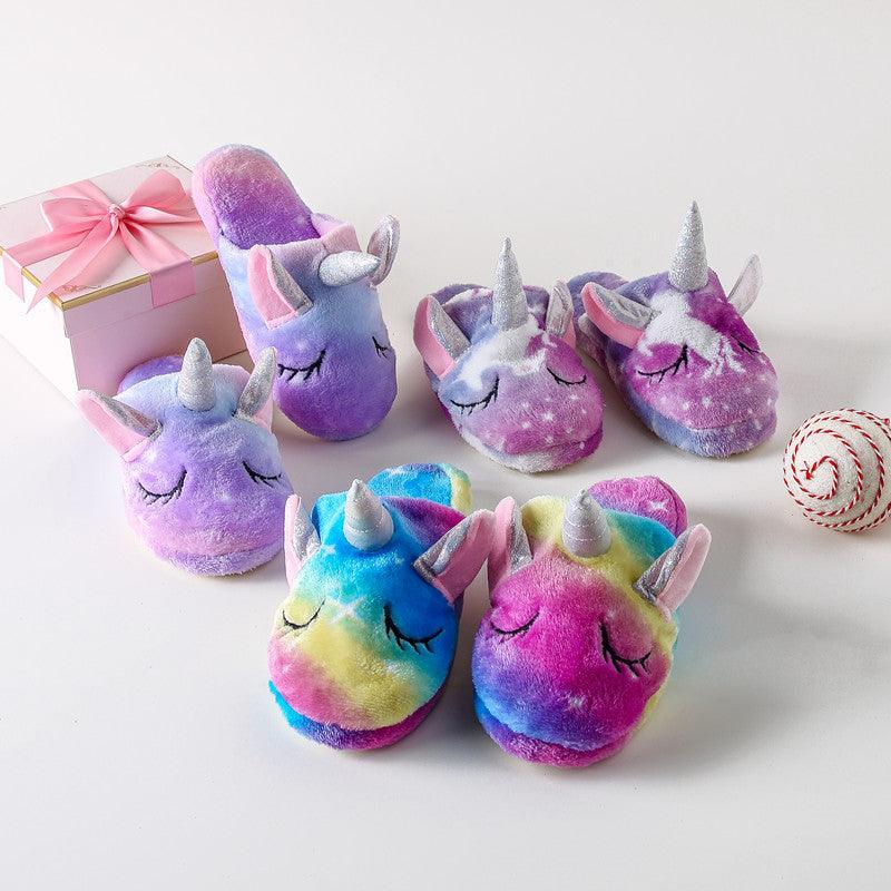 Chaussons Licorne Violet - Licorne