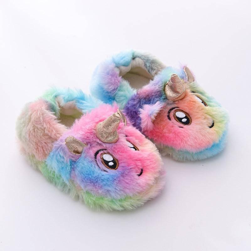 Chaussons Tête de Licorne - Une Licorne