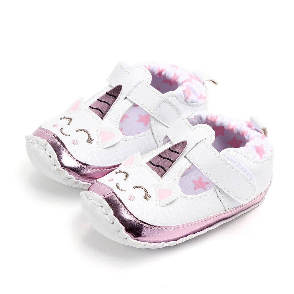 Chaussures souples licorne bébé - Licorne