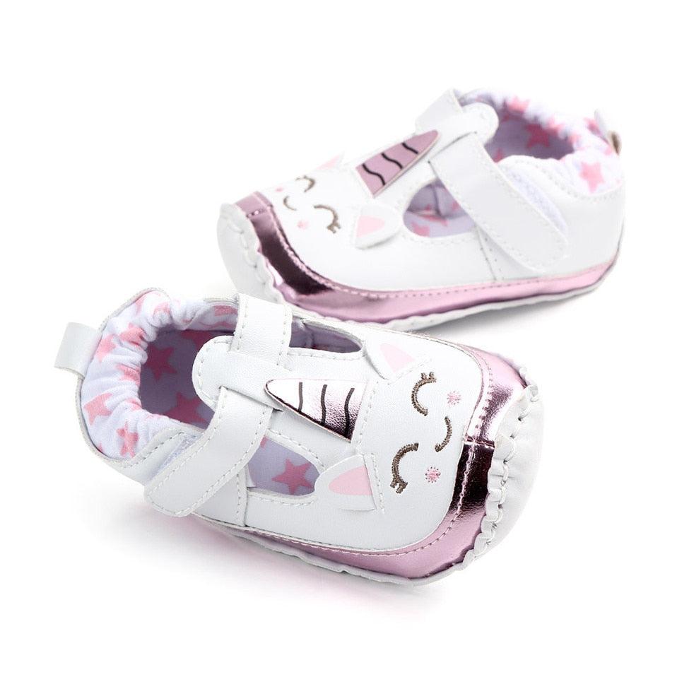 Chaussures souples licorne bébé - Licorne