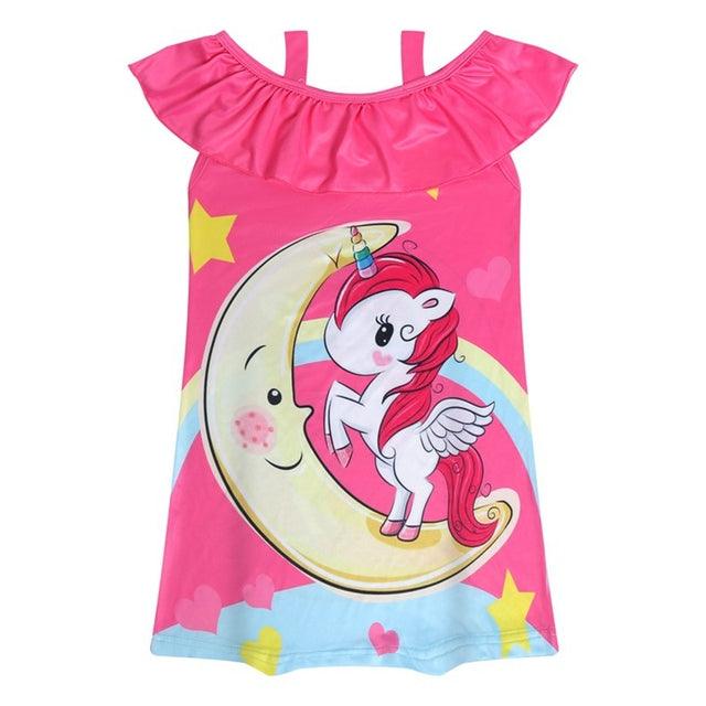 Chemise de nuit à bretelles licorne - Licorne