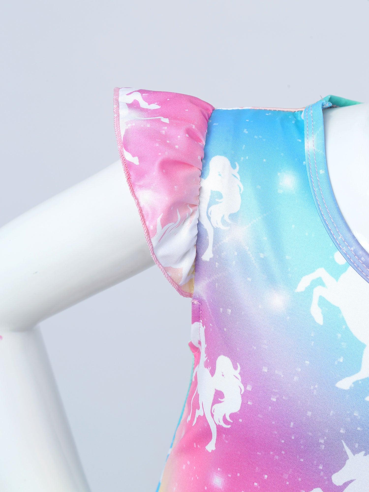 Chemise de nuit arc-en-ciel licorne - Licorne