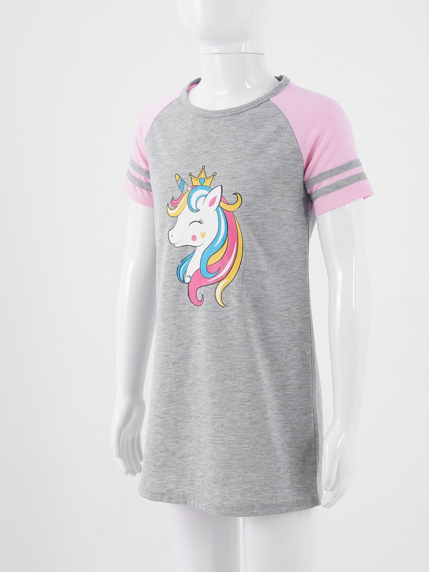 Chemise de nuit coton licorne - Licorne