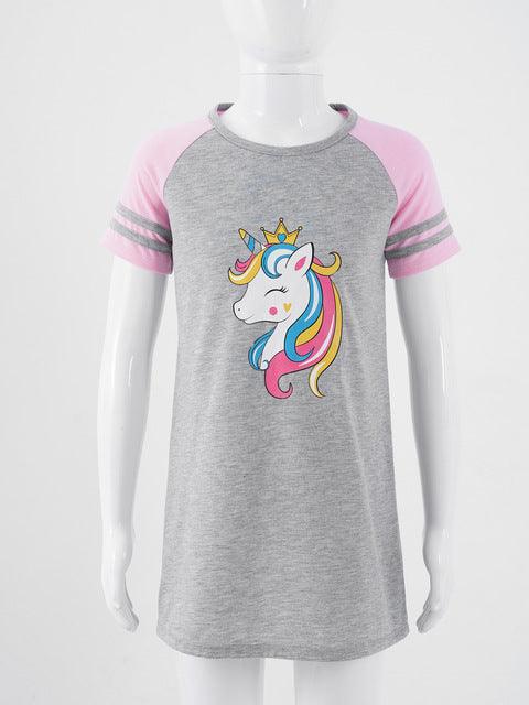 Chemise de nuit coton licorne - Licorne