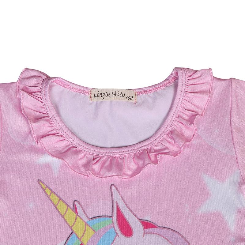 Chemise de nuit été licorne fille - Licorne
