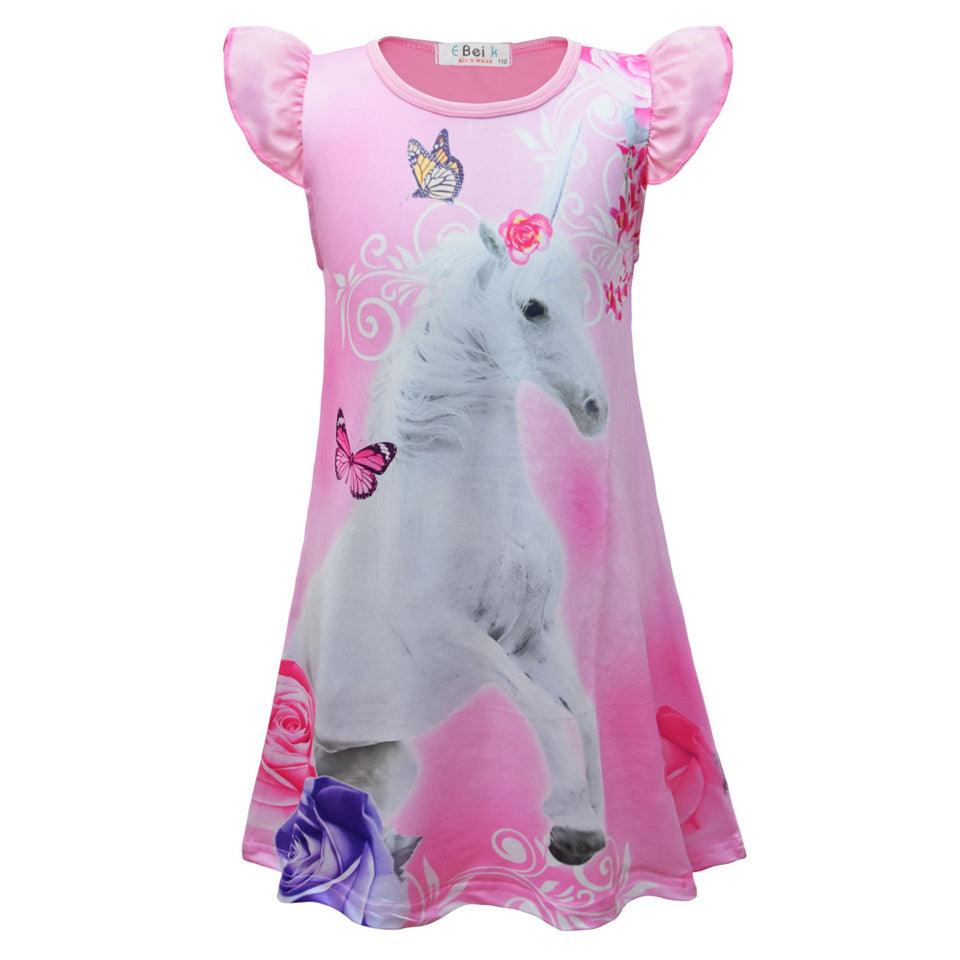 Chemise de nuit fluide licorne - Licorne