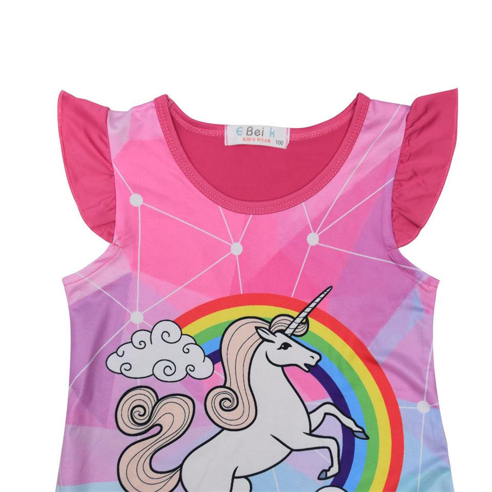 Chemise de nuit fluide licorne - Licorne