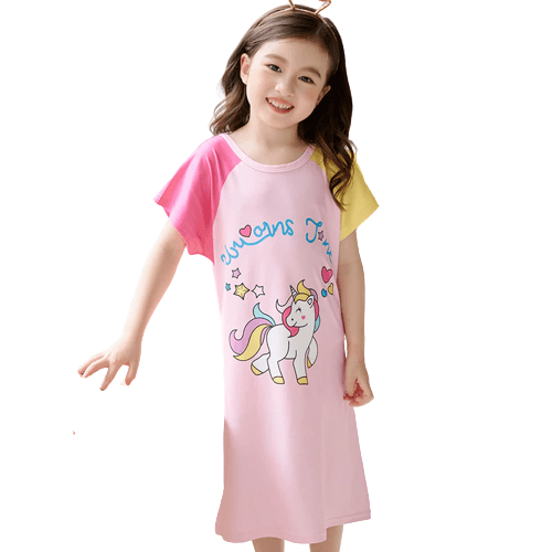 Chemise de nuit licorne ample